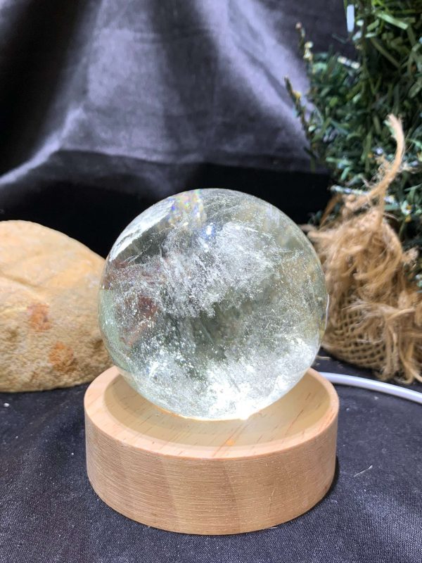 Bi cầu Thạch anh Ưu Linh – Garden Quartz (CG23), ĐK: 6cm – KL: 316gram | CADA DECOR