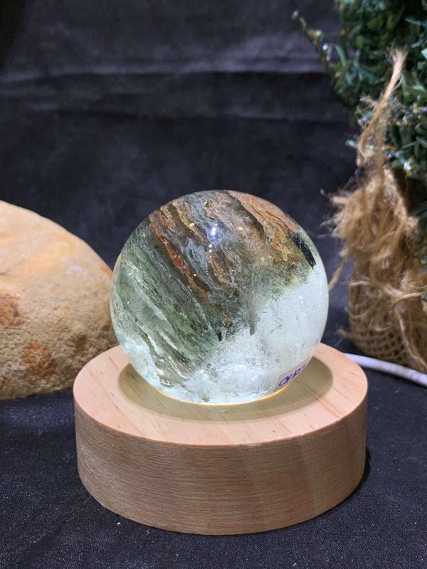 Bi cầu Thạch anh Ưu Linh – Garden Quartz (CG30), ĐK: 5cm – KL: 182gram | CADA DECOR