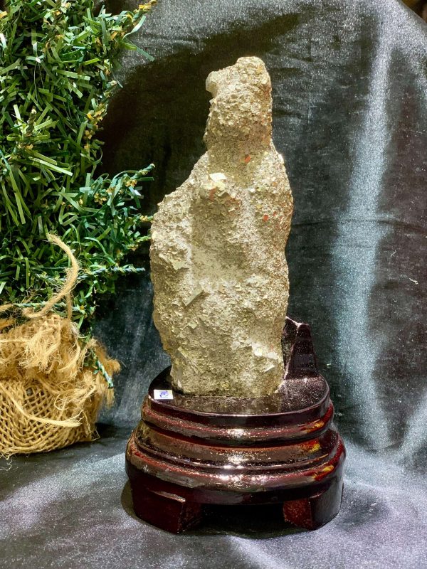 Tinh thể Vàng Găm – Pyrite (TVG21), KL: 1,134kg - KT:17*7cm