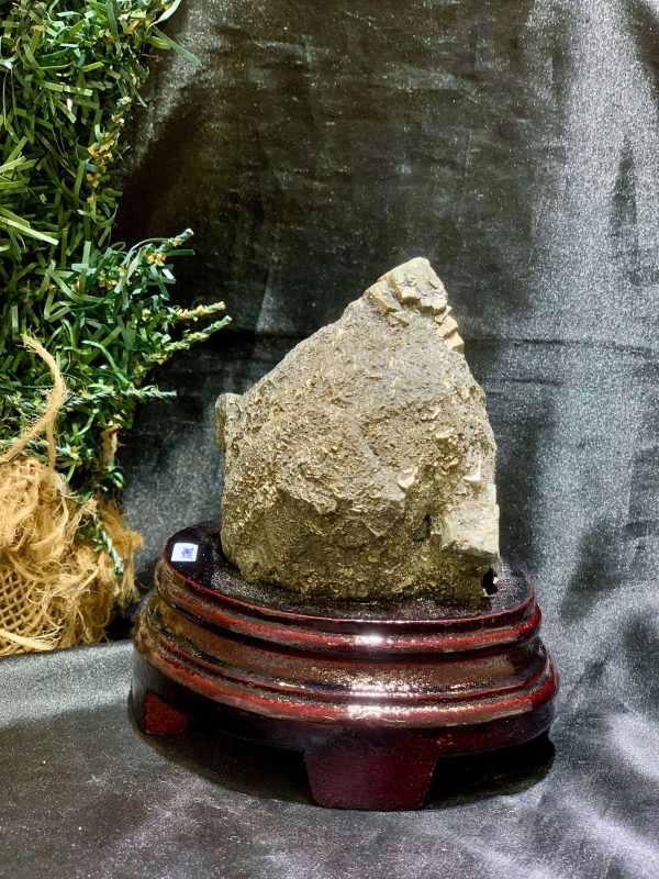 Tinh thể Vàng Găm – Pyrite (TVG25), KL: 1,262kg – KT:12*7cm