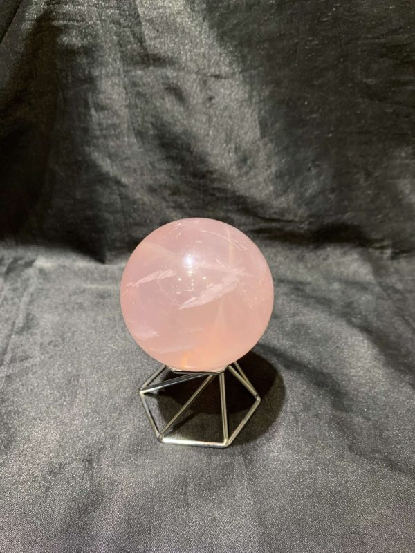 Bi cầu Thạch Anh Hồng sao – Rose Quartz Sphere | CADA DECOR