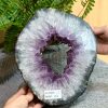 Slice Geode Amethyst – Lát cắt thạch anh tím (SLA02), KT: 22*20CM – KL: 3,78KG