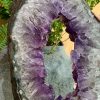 Slice Geode Amethyst – Lát cắt thạch anh tím (SLA08), KT: 37*24CM – KL: 6,38KG