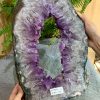 Slice Geode Amethyst – Lát cắt thạch anh tím (SLA08), KT: 37*24CM – KL: 6,38KG