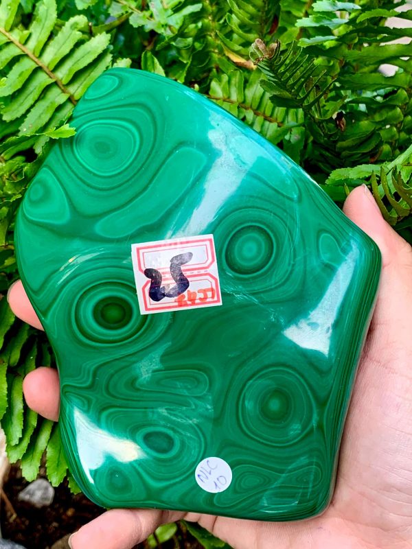 Nu Lông Công – Malachite (NLC10), KL: 0.896KG, KT: 14.5*10.5CM | CADA DECOR