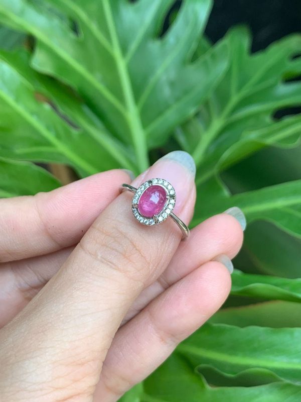 Nhẫn bạc Ruby | CADA DECOR