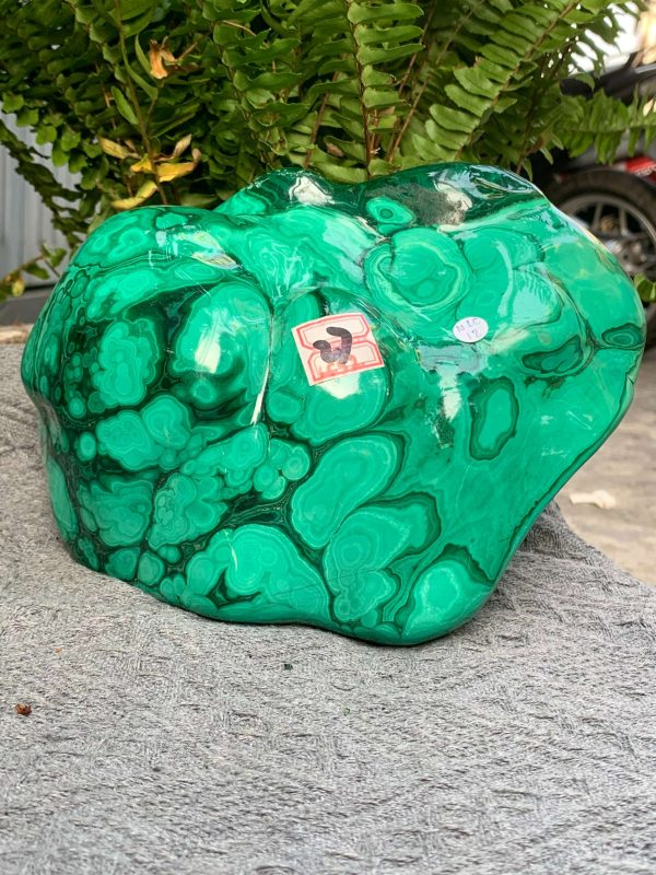 Nu Lông Công – Malachite (NLC12), KL: 3,014KG, KT: 22,5*18CM | CADA DECOR