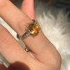 Nhẫn bạc Citrine | CADA DECOR