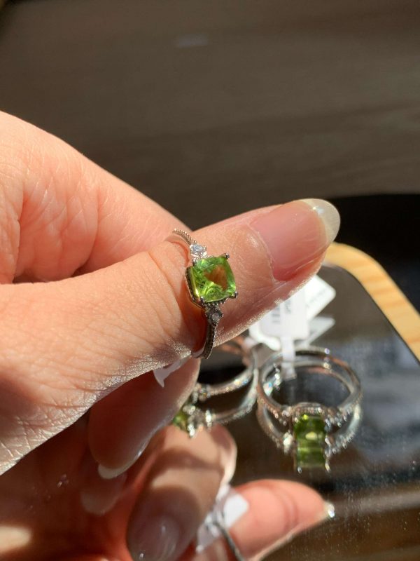 Nhẫn bạc Peridot | CADA DECOR