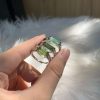 Nhẫn bạc đá Green Tourmaline | CADA DECOR