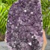 HỐC THẠCH ANH TÍM NHỎ – SMALL AMETHYST GEODE (TV529), KL: 1,83KG, KT: 16*10CM