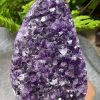 HỐC THẠCH ANH TÍM NHỎ – SMALL AMETHYST GEODE (TV533), KL: 1,178KG, KT: 12*9CM