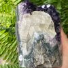 HỐC THẠCH ANH TÍM NHỎ – SMALL AMETHYST GEODE (TV534), KL: 1,412KG, KT: 12*9,5CM