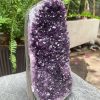 HỐC THẠCH ANH TÍM NHỎ – SMALL AMETHYST GEODE (TV546), KL: 2,222KG, KT: 20*9,5CM