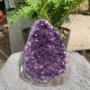 HỐC THẠCH ANH TÍM NHỎ – SMALL AMETHYST GEODE (TV554), KL: 1,464KG, KT: 16*10CM