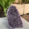 HỐC THẠCH ANH TÍM NHỎ – SMALL AMETHYST GEODE (TV558), KL: 0,95KG, KT: 13*8CM