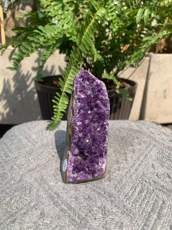 HỐC THẠCH ANH TÍM NHỎ – SMALL AMETHYST GEODE (TV565), KL: 0,32KG, KT: 10*3,5CM