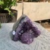 HỐC THẠCH ANH TÍM NHỎ – SMALL AMETHYST GEODE (TV572), KL: 0,528KG, KT: 7,5*9CM