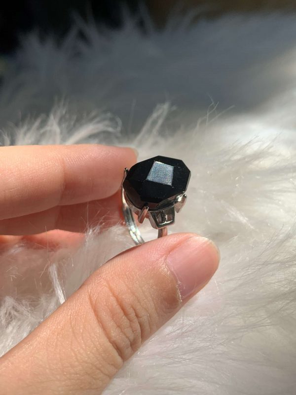 Nhẫn đá Black tourmaline | CADA DECOR