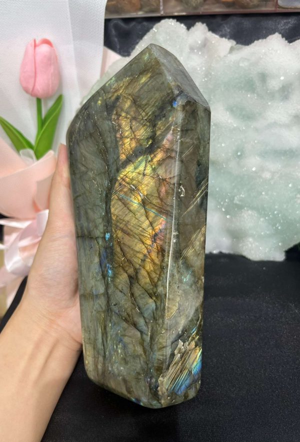 ĐÁ XÀ CỪ – Labradorite, KL: 1,288KG | CADA DECOR