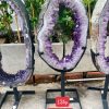 Slice Geode Amethyst – Lát cắt thạch anh tím | CADA DECOR