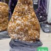 Vỉ Mầm Thạch Anh Vàng – Citrine, KT: 40x23CM (cả đế) – KL: 9,5KG  | CADA DECOR